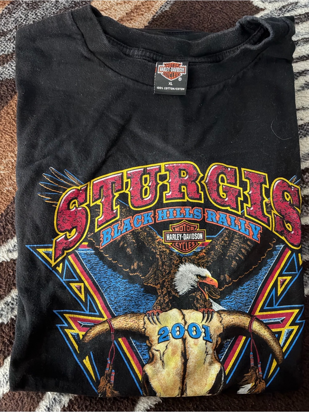 Harley-Davidson Black Sturgis Eagle Rally Graphic Tee
